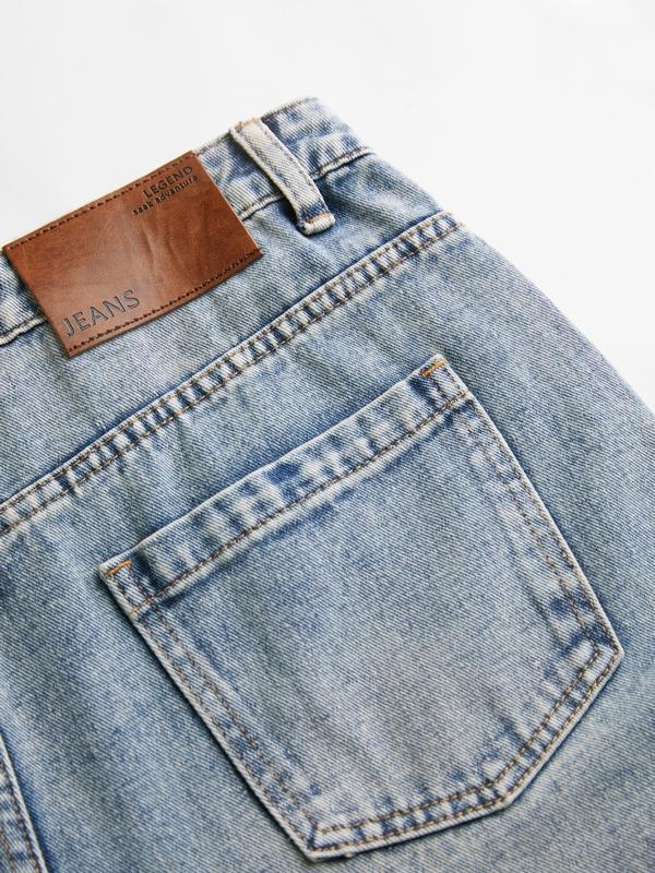 Men's Washed Multi Pocket Cargo Jeans Product Image