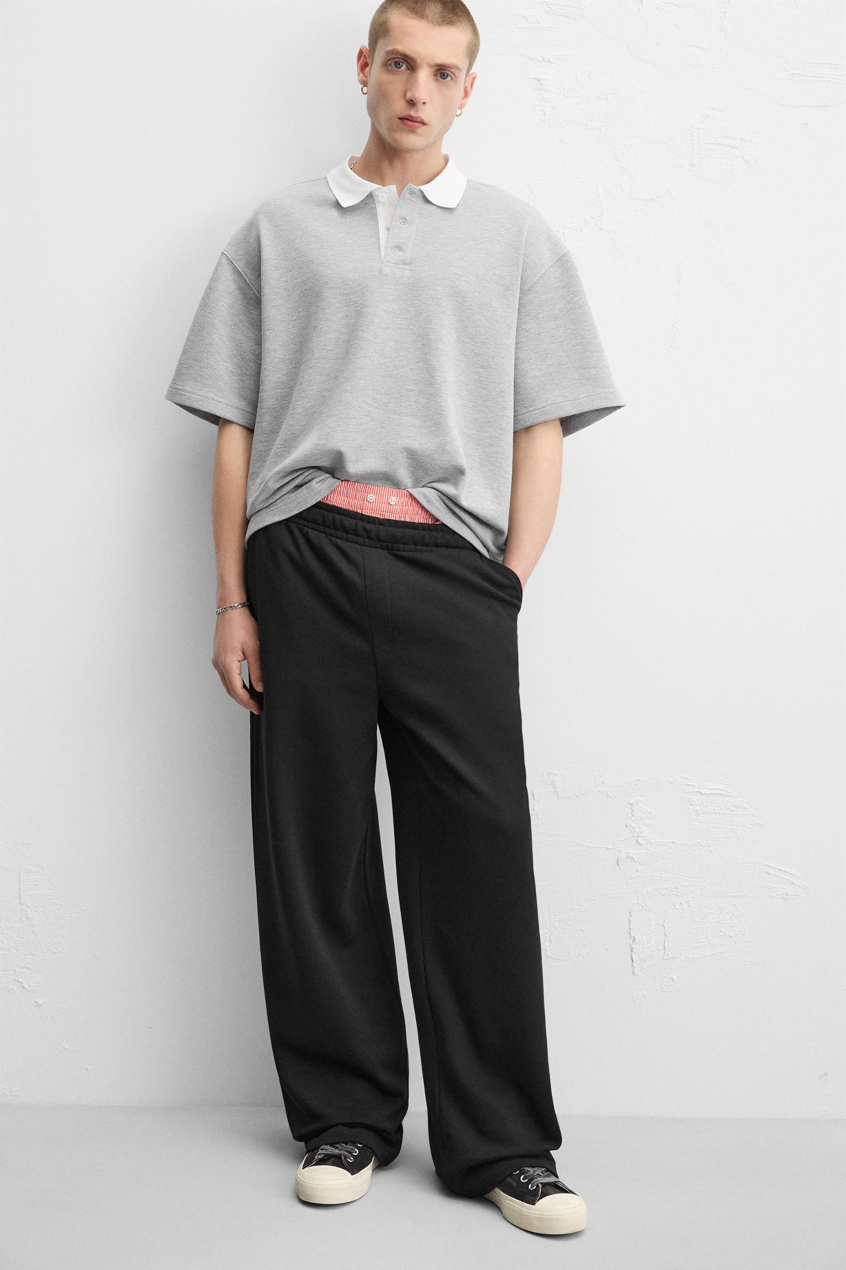 WIDE FIT JOGGER PANTS Product Image