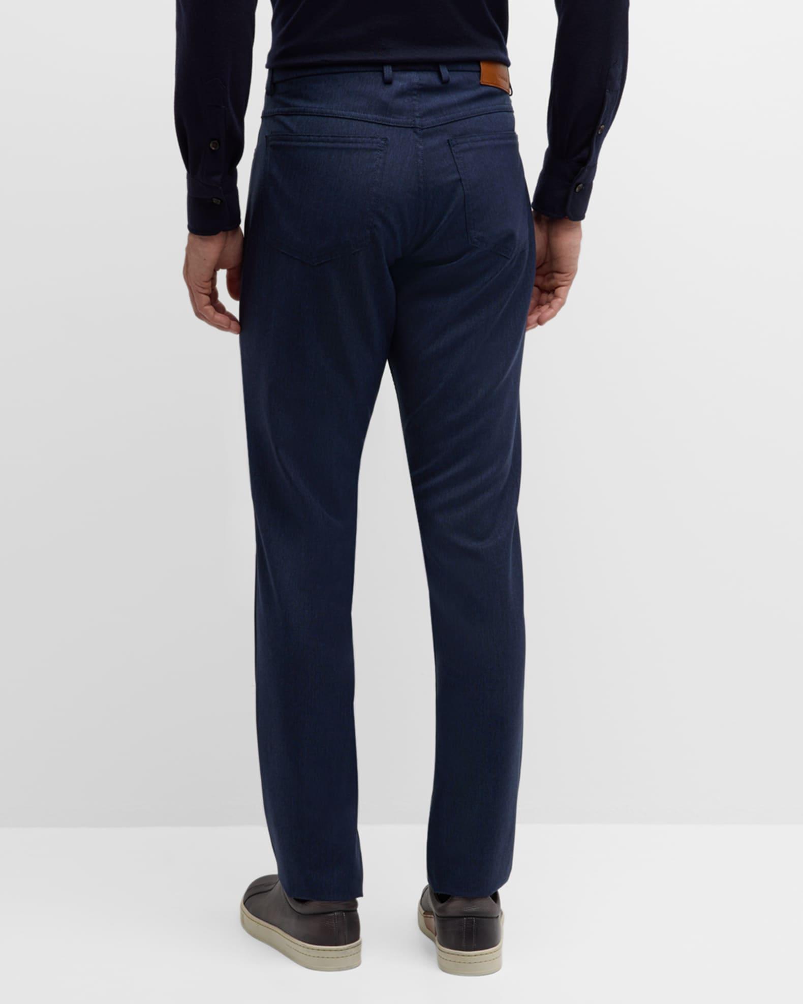 Men's Impeccabile Wool 5-Pocket Pants Product Image