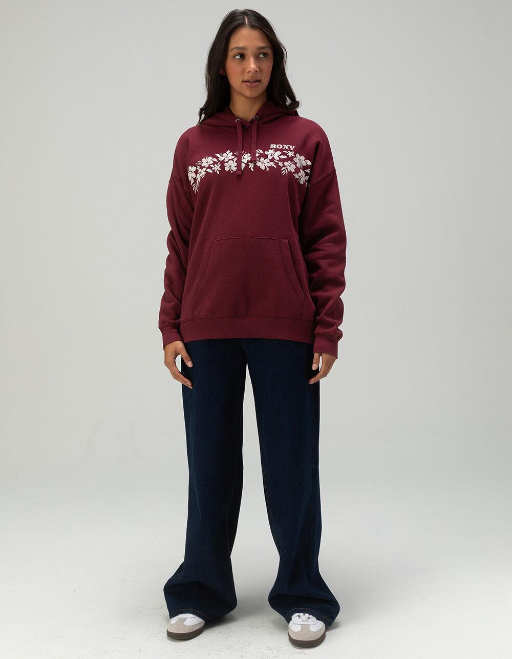 ROXY Shoreside Womens Hoodie - BURGUNDY Product Image