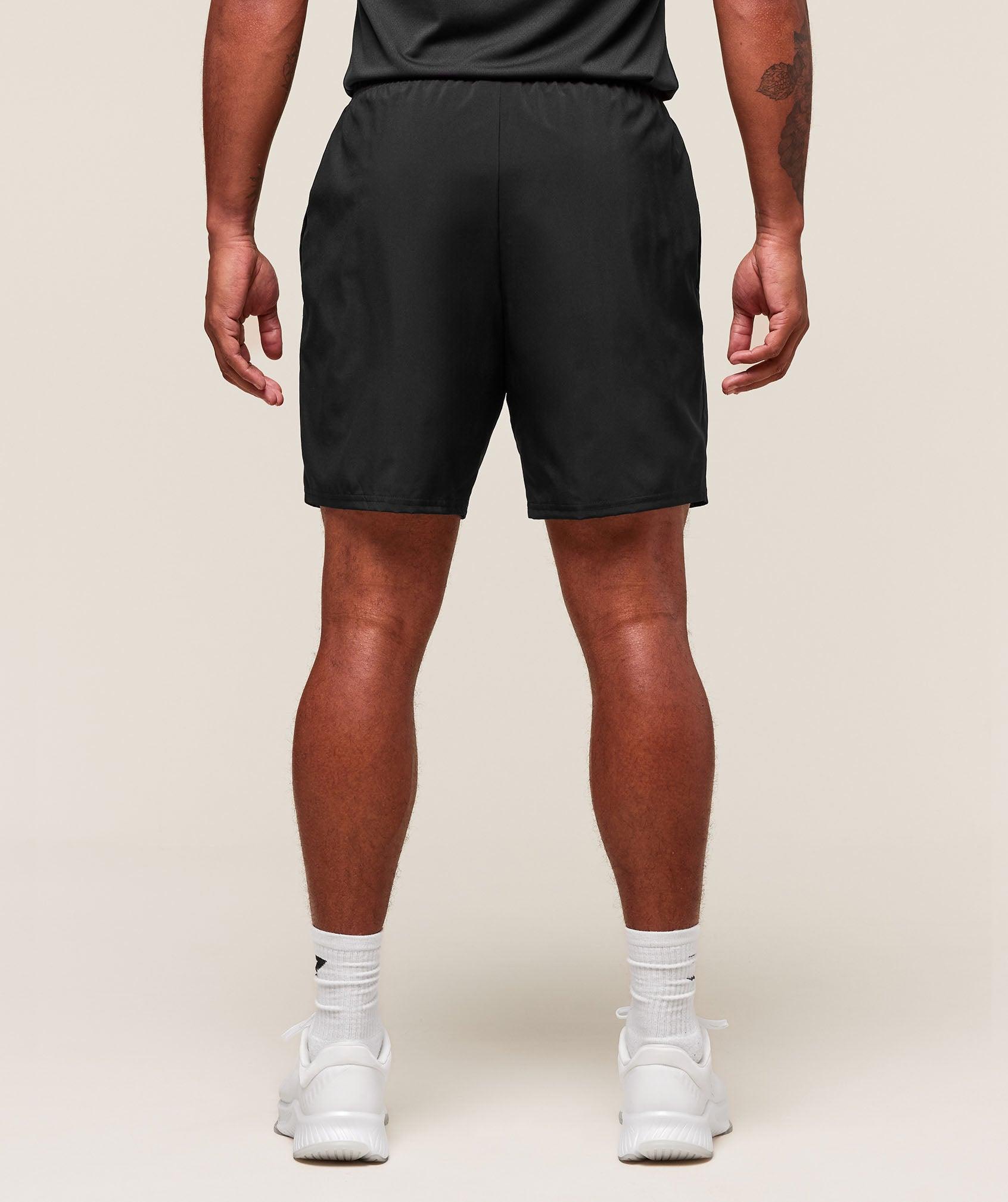 Gymshark Hybrid Athlete 7" Shorts - Black Male Product Image