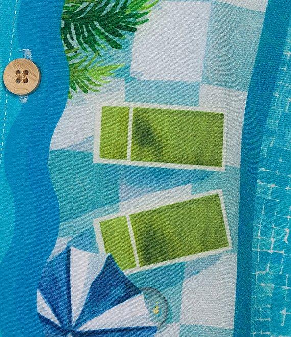 Caribbean Poolside Resort Cabana Woven Top Product Image