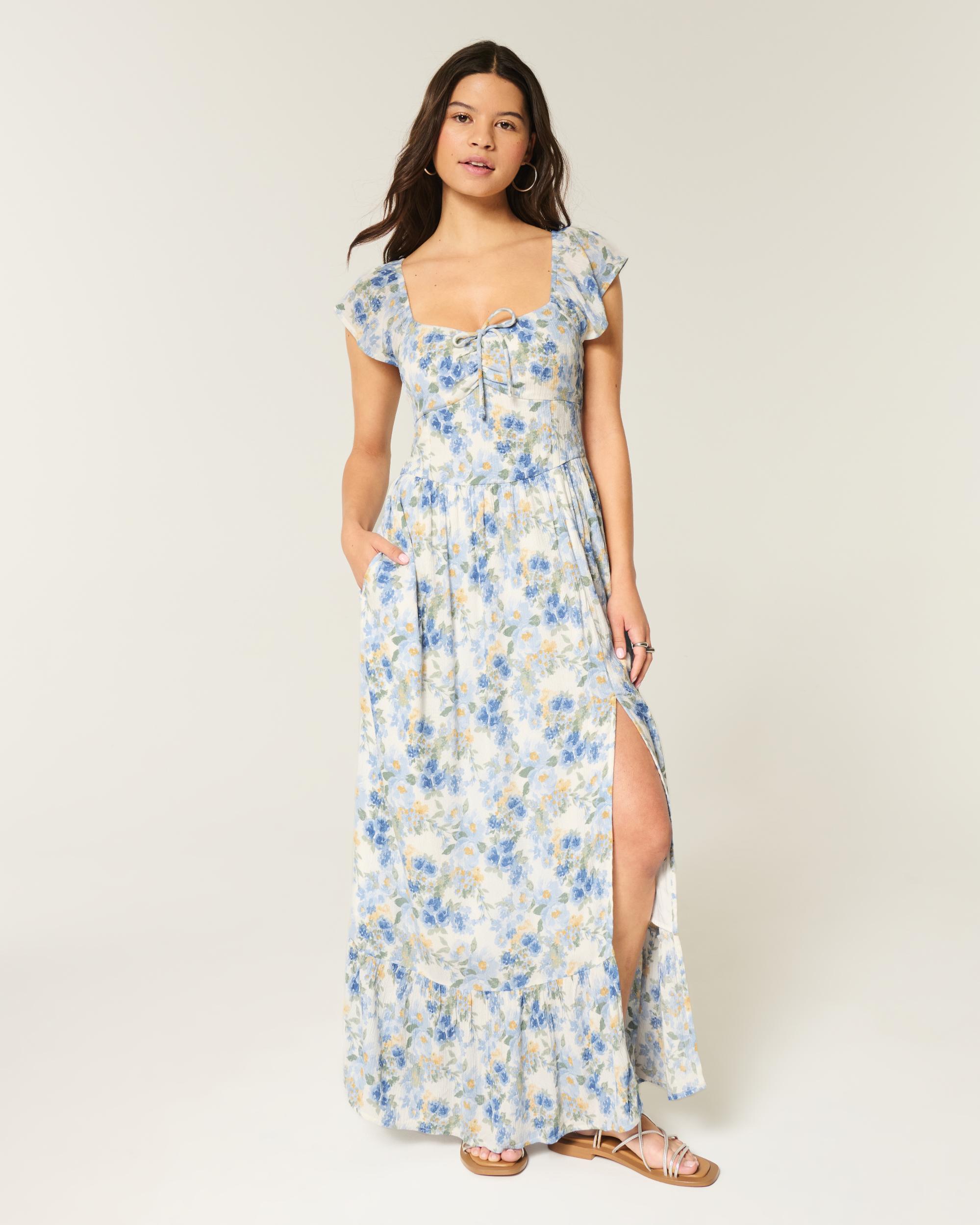 On/Off-the-Shoulder Maxi Dress Product Image