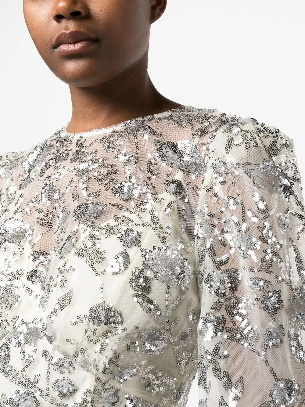 sequin-embellished maxi dress Product Image