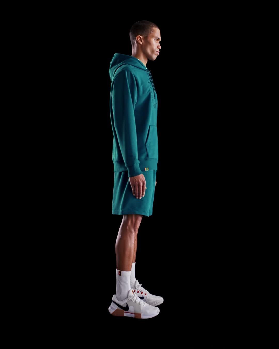 Nike Men's Court Heritage Dri-FIT Fleece Tennis Shorts Product Image