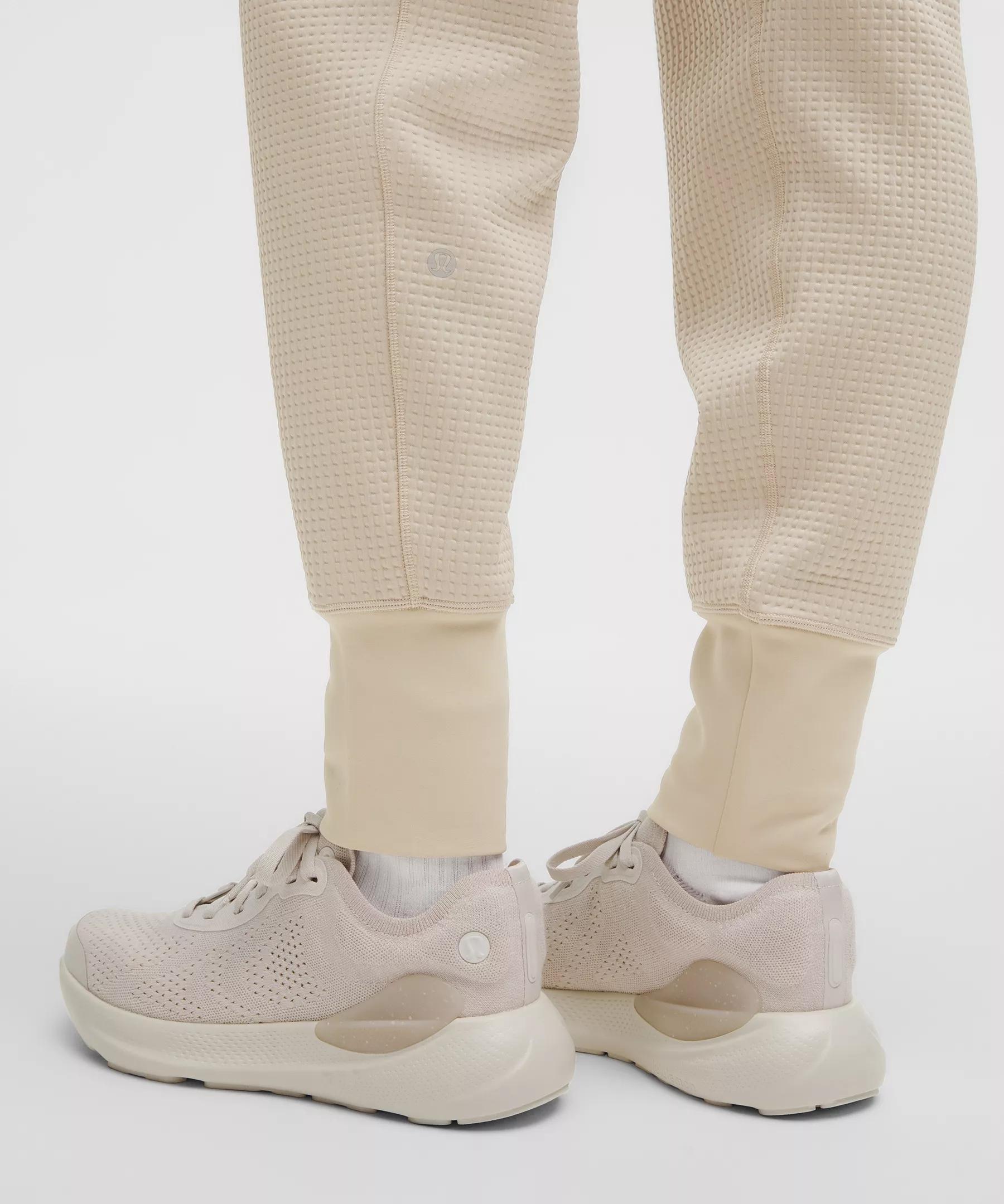 Waffle-Knit Mid-Rise Jogger Product Image