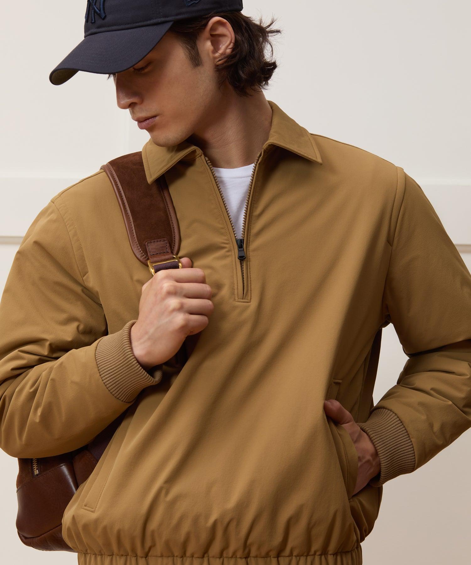 Lightweight Nylon Quarter-Zip Jacket Product Image