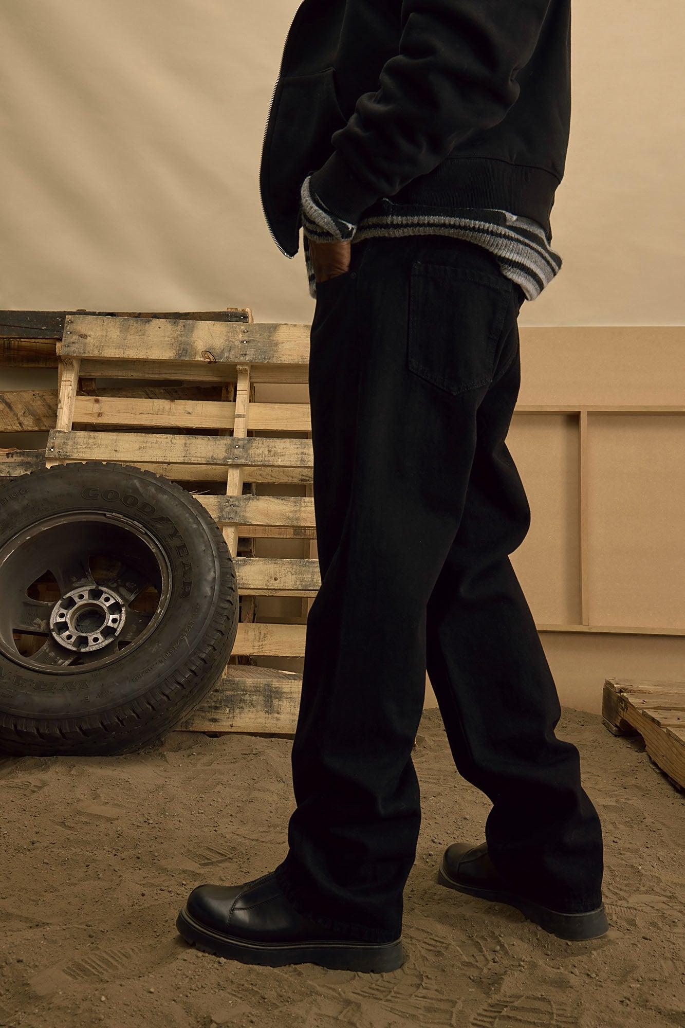 Dean Straight Jeans - Black Product Image
