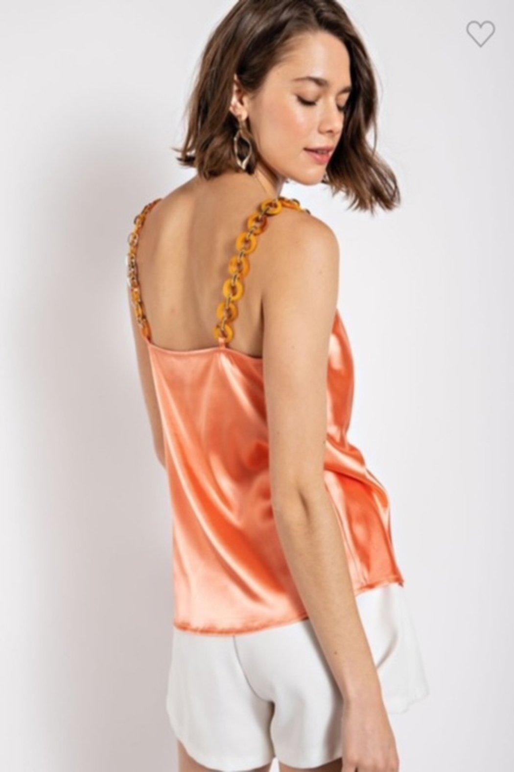 Peach Satin Cami Product Image
