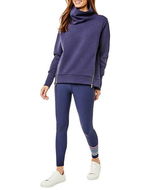 Addison Bay Everyday Mock Neck Zip Hem Pullover Product Image