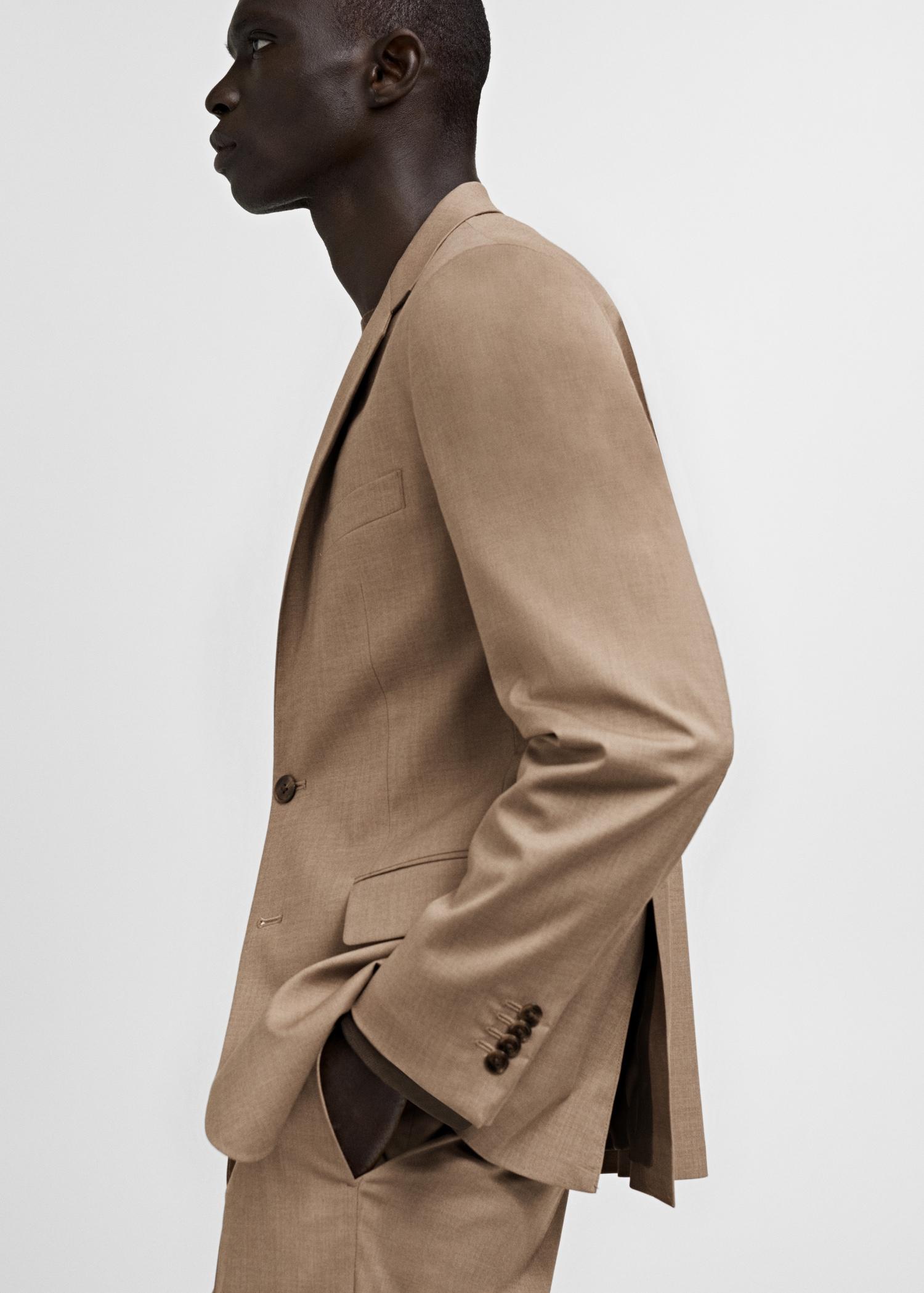 Milan slim-fit suit blazer - Men | MANGO USA Product Image