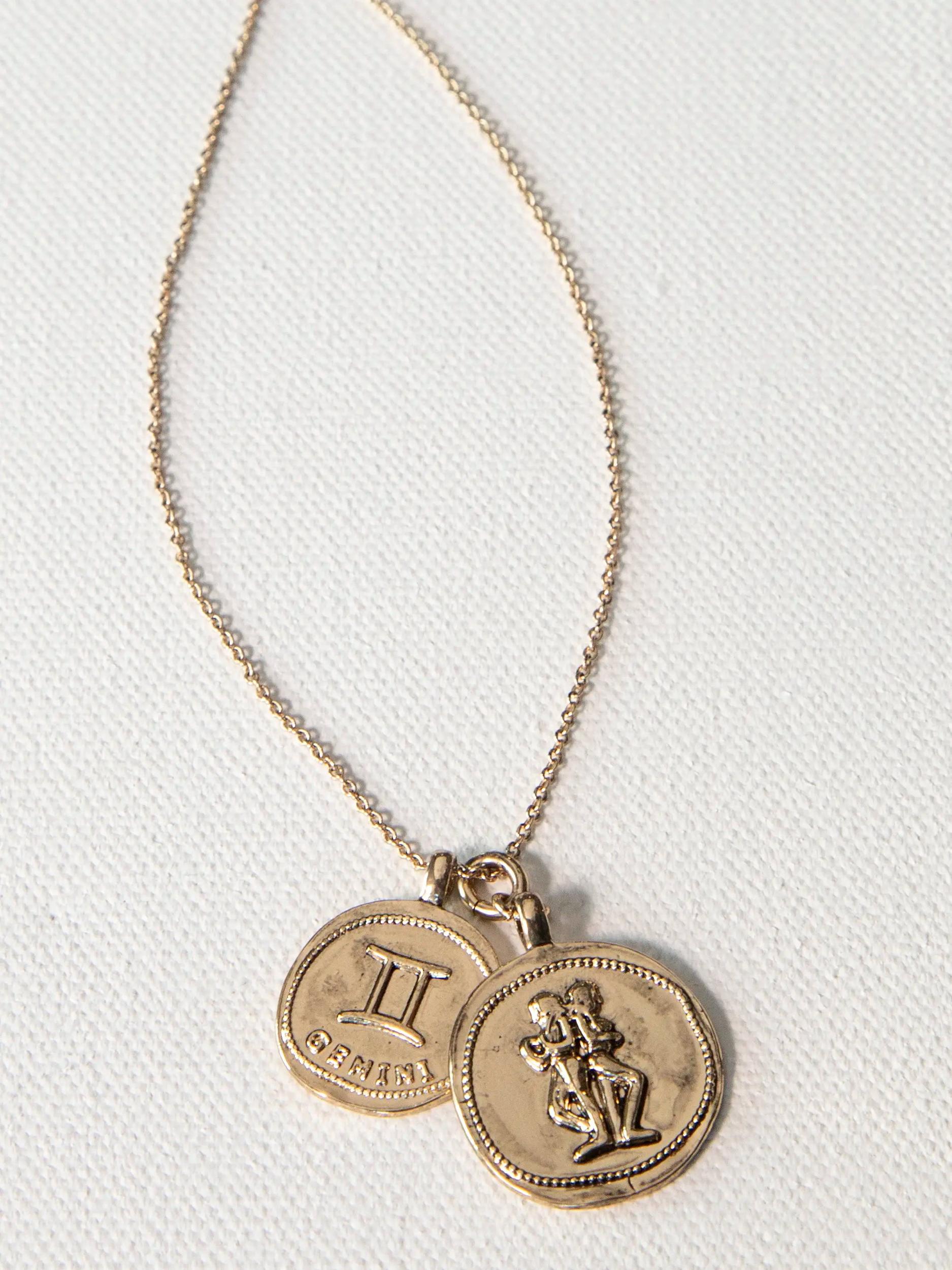 Zodiac Coin Necklace - Aries Product Image