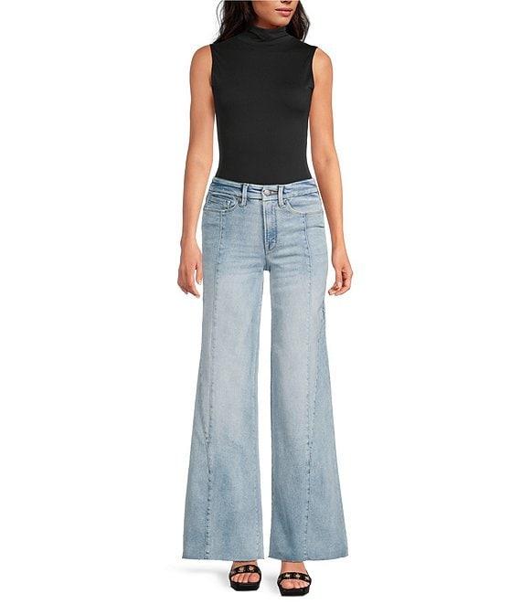 Good American Good Waist High Rise Palazzo Jeans Product Image