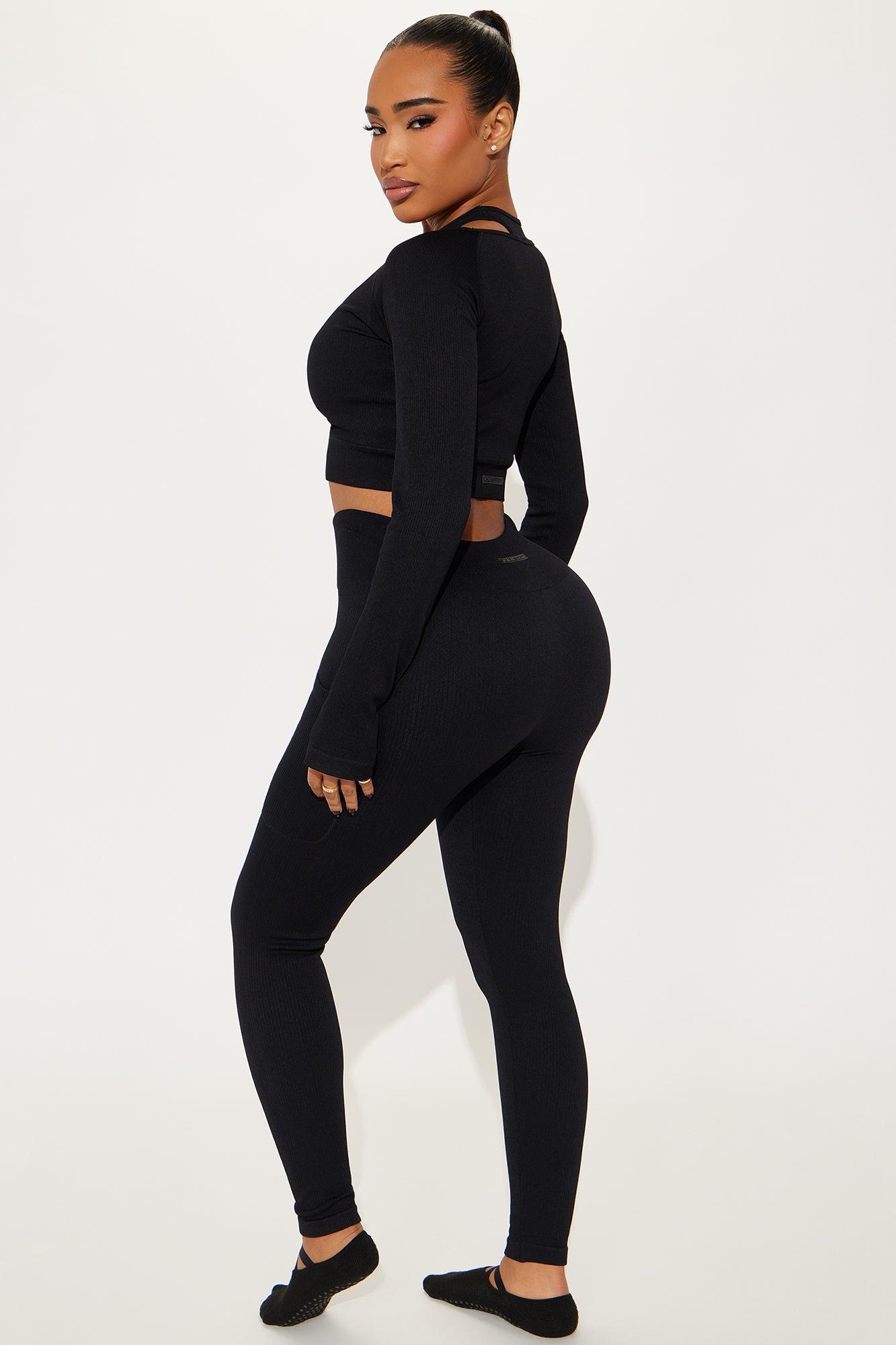 Prone Work Effortless Seamless Active Set - Black Product Image