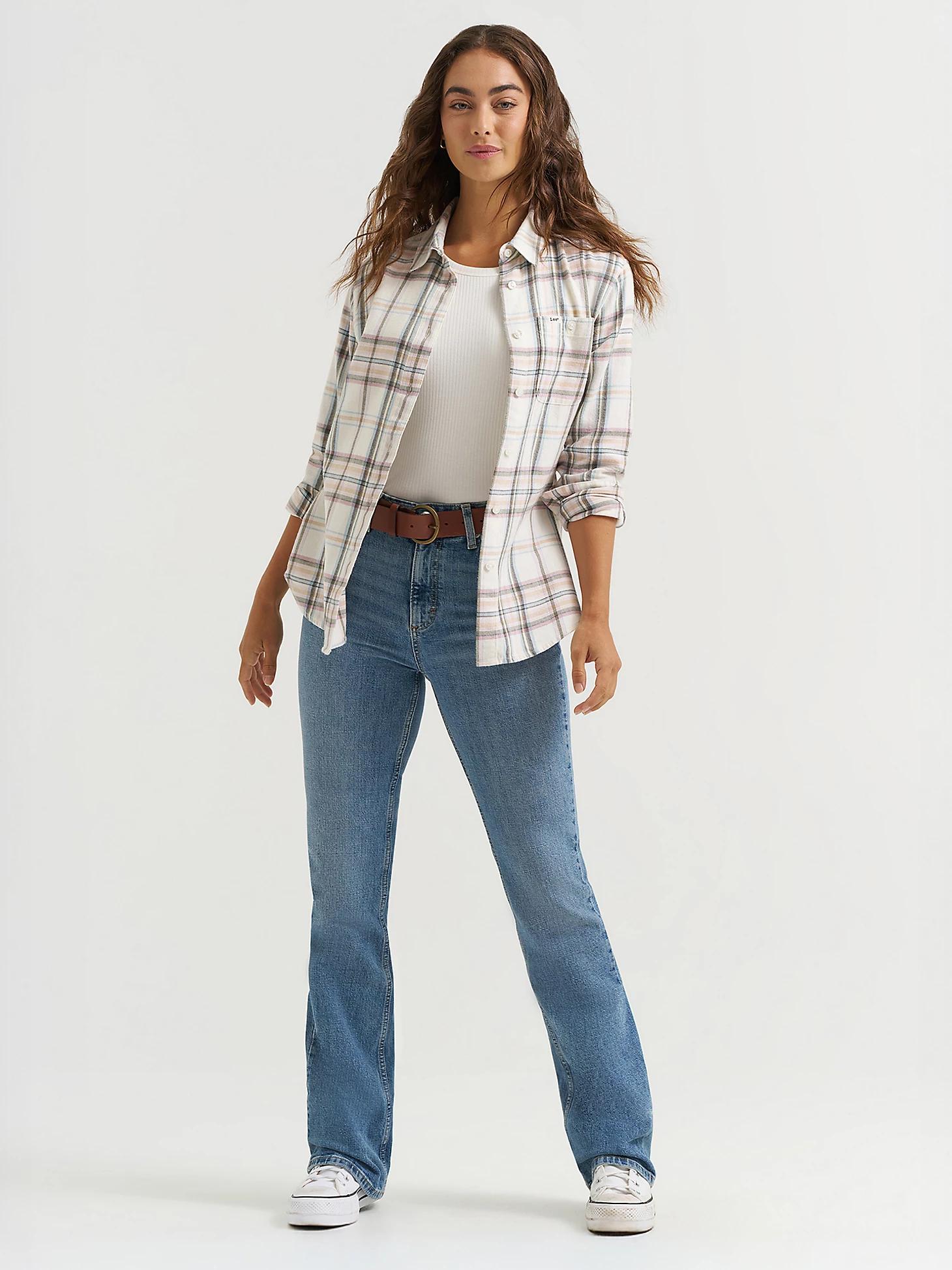 Women's All Purpose Print Button Down Shirt | Women's Tops | Lee® Product Image