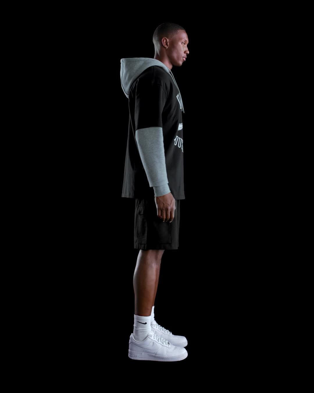 Nike Mens Victor Wembanyama Basketball T-Shirt | HV1695-010 Product Image