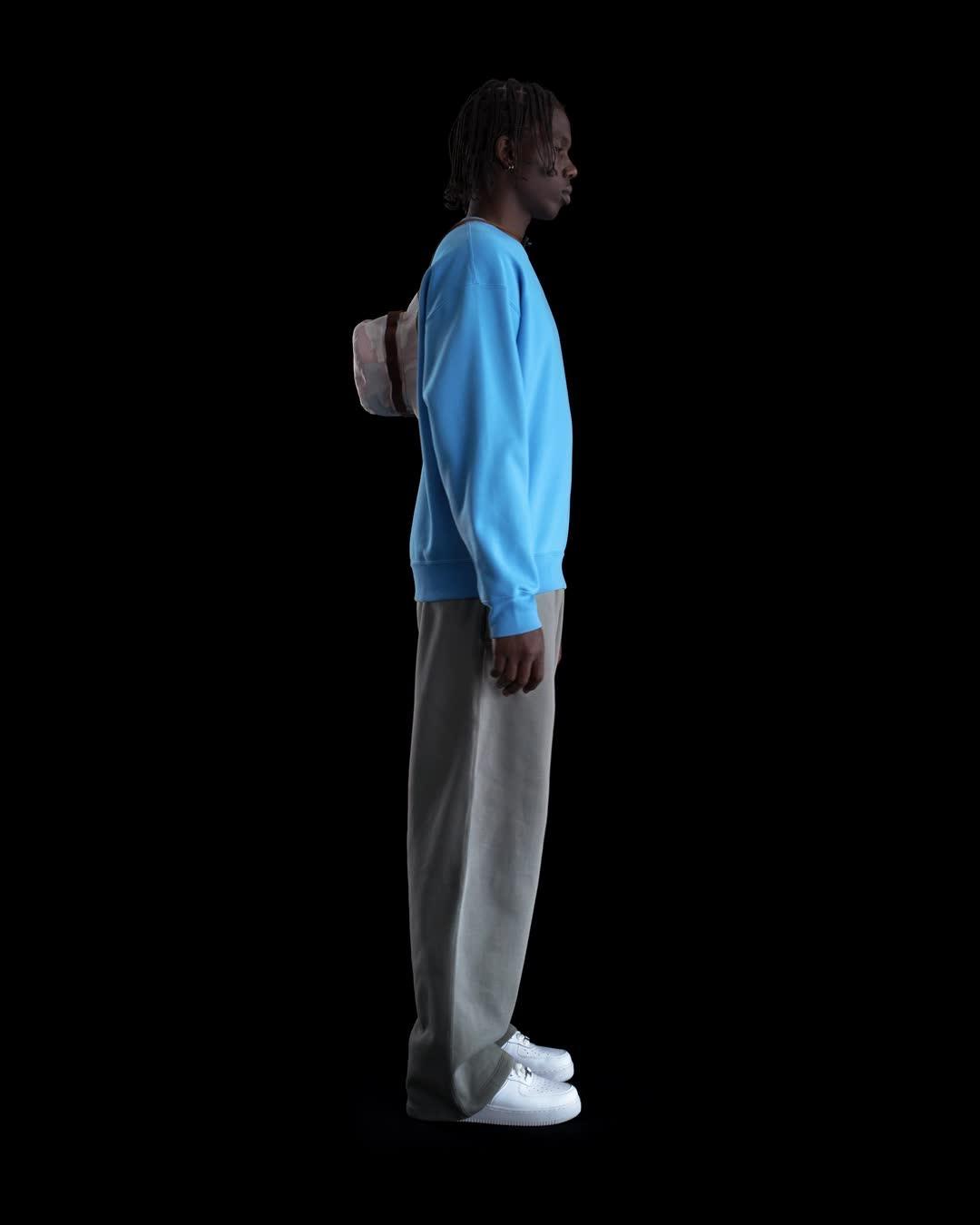 Nike Mens Solo Swoosh Fleece Crew | DX1361-010 Product Image