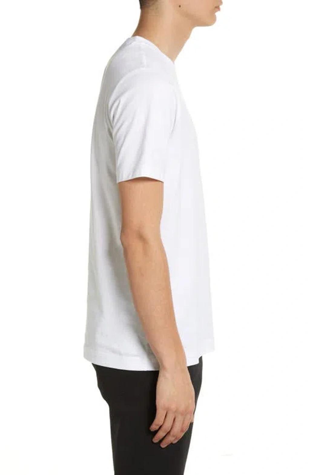 HUGO BOSS Boss Thompson Solid T-shirt In White Product Image