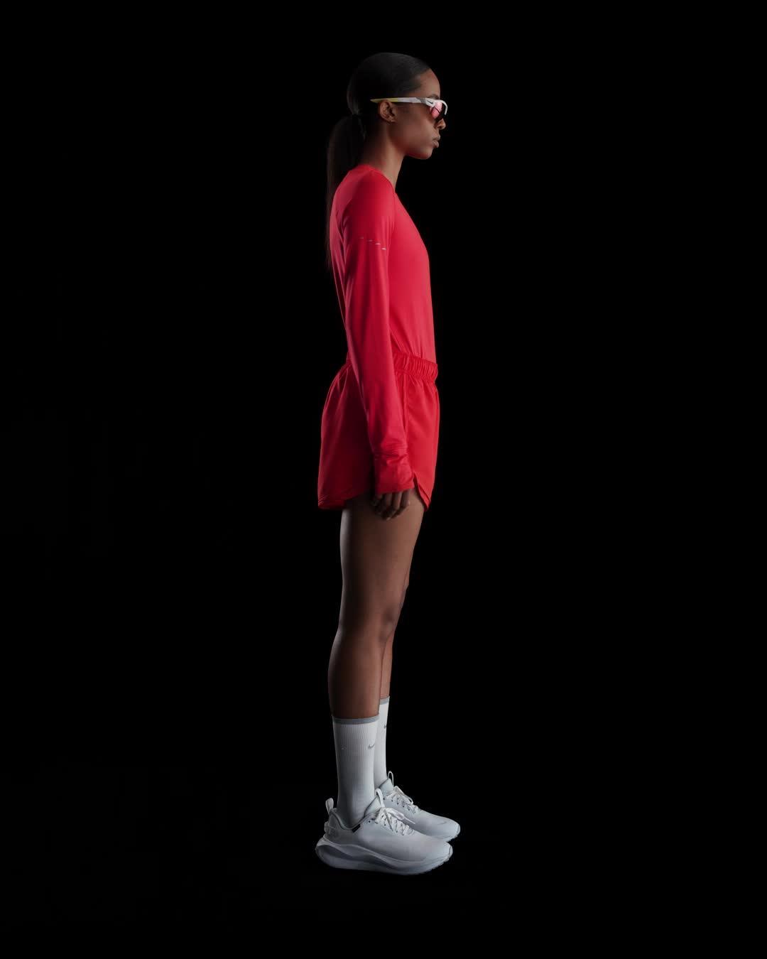 Nike Womens Swift Dri-FIT UV Long-Sleeve Crew-Neck Running Top | HQ0503-010 Product Image