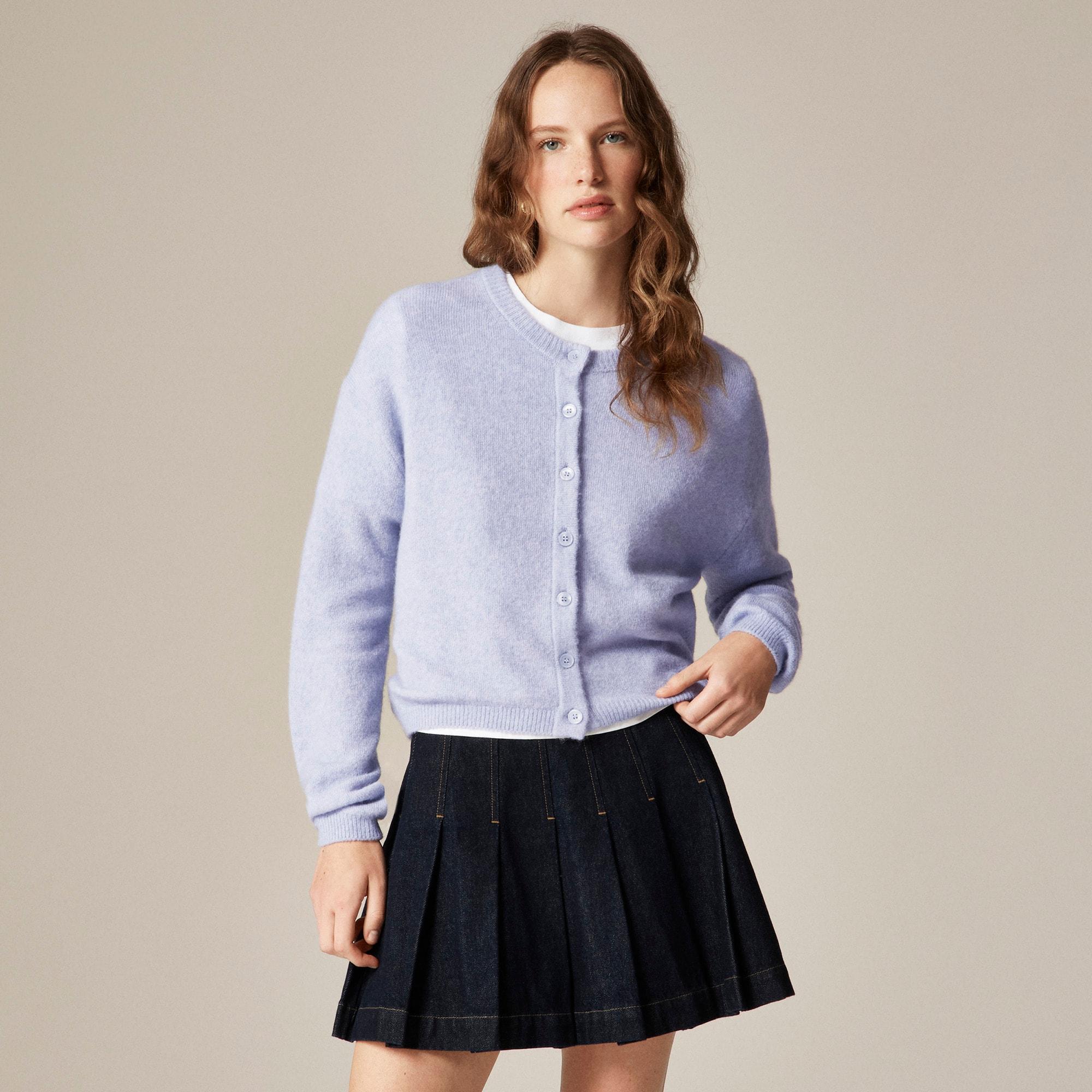Supersoft bubble-hem cardigan Product Image