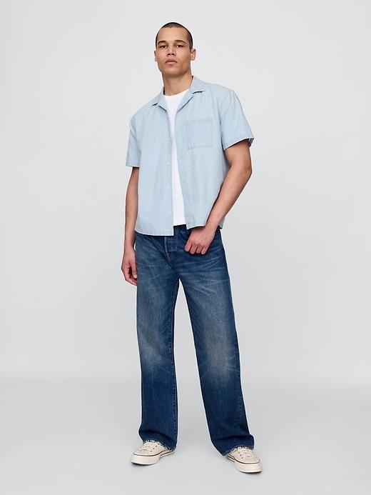 Relaxed Denim Shirt Product Image