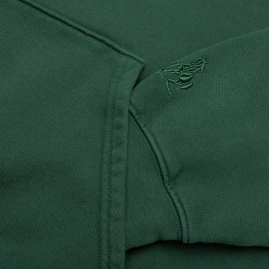 Mustang Cross Zip Up Hoodie - Washed Black Male Product Image