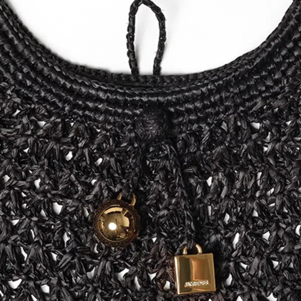 Le Rond Spiaggia raffia shoulder bag Product Image