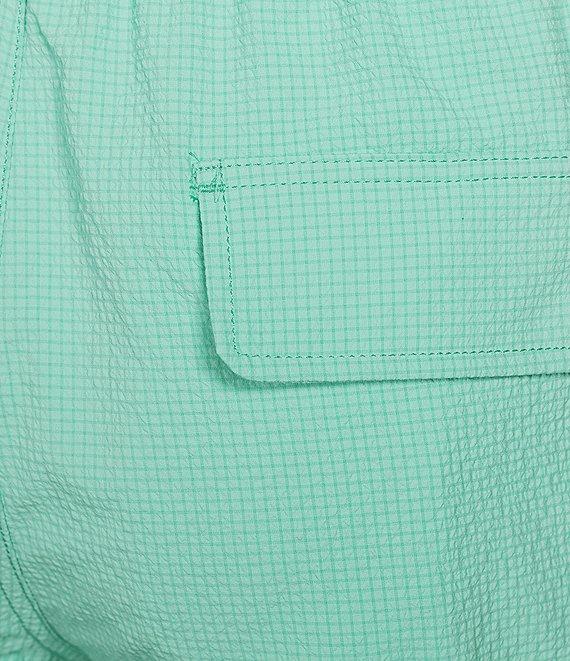 Tommy Bahama Naples Shores Seersucker 6#double; Inseam Swim Trunks Product Image