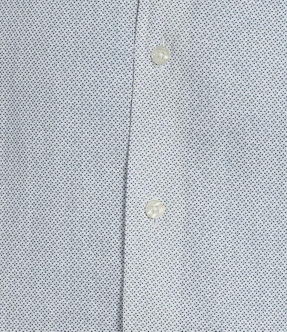 Daniel Cremieux Signature Label Albini Linen Wind Geo Print Long Sleeve Woven Shirt Product Image