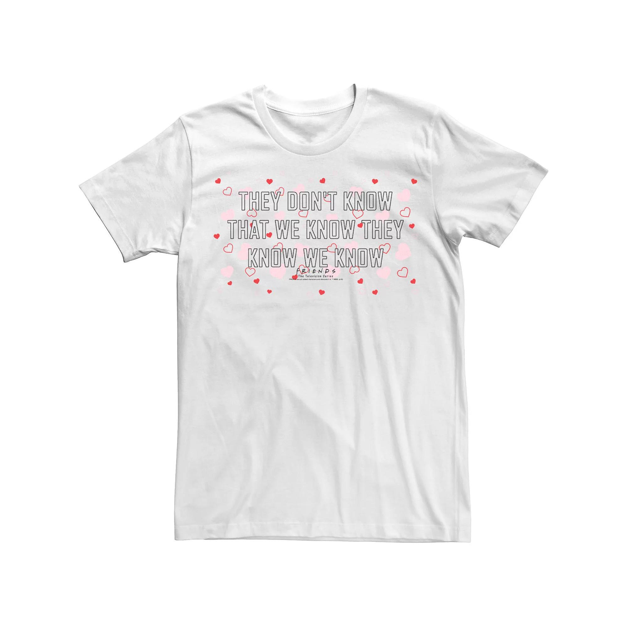Mens Friends Valentines Day They Dont Know That We Know Tee Product Image