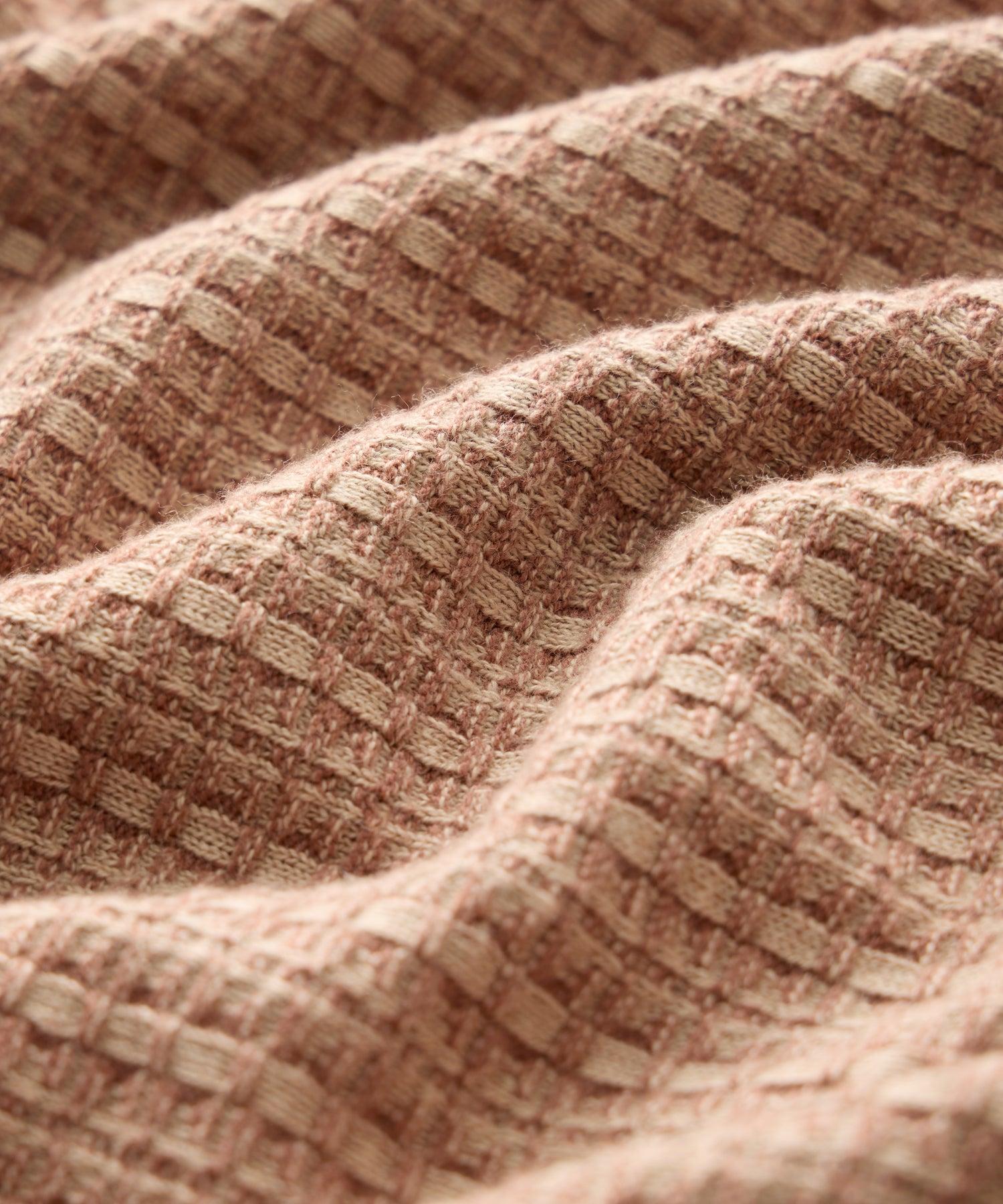 Linen Geometric Montauk Sweater Polo Product Image