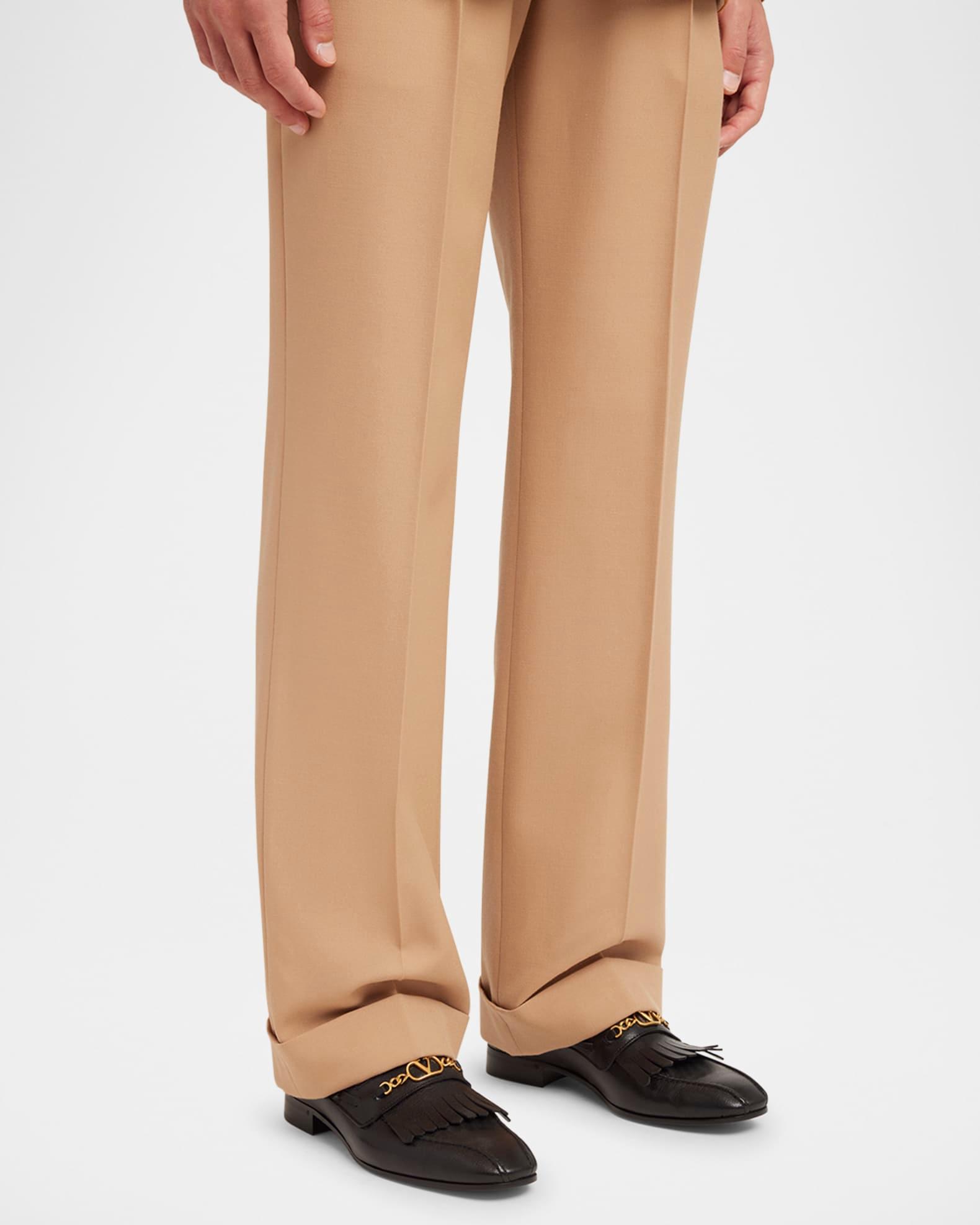 Men's Leather VLogo-Bit Loafers Product Image