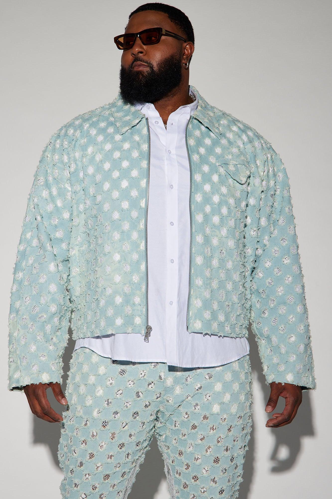 Bravo Cropped Jacket - Light Blue Product Image