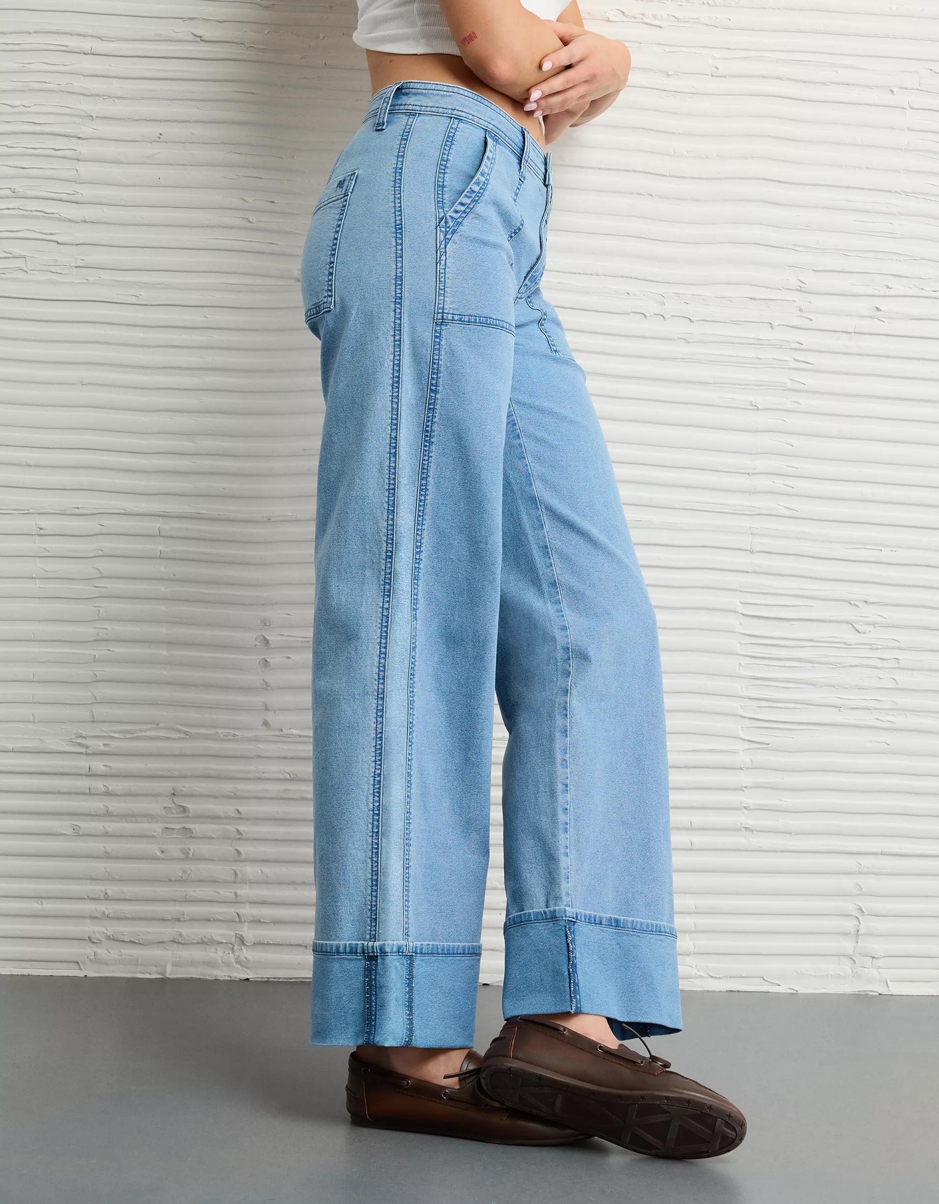 AE Stretch High-Waisted Stovepipe Pant Product Image