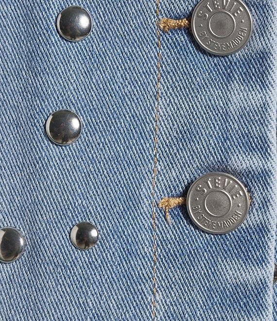 Stevie Jeans Studded Denim Vest Product Image