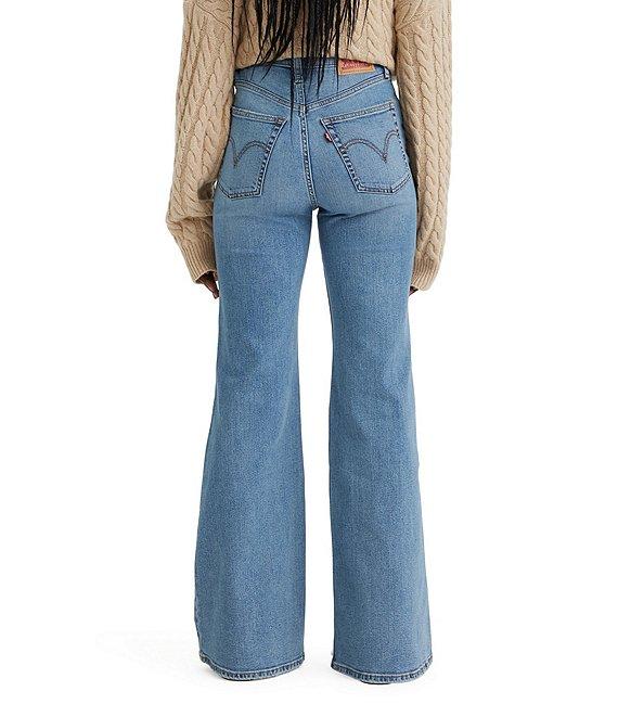 Levi's® Ribcage High Rise Distressed Flare Jeans Product Image