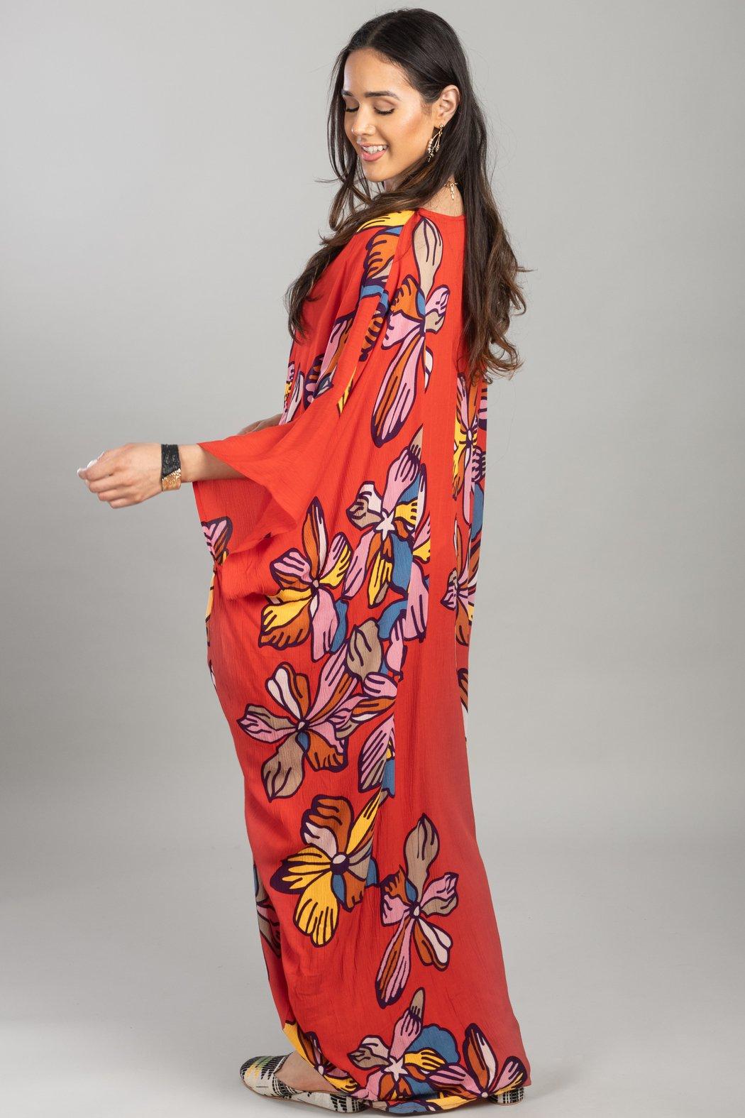 Tropical Kaftan Short Sleeve Product Image