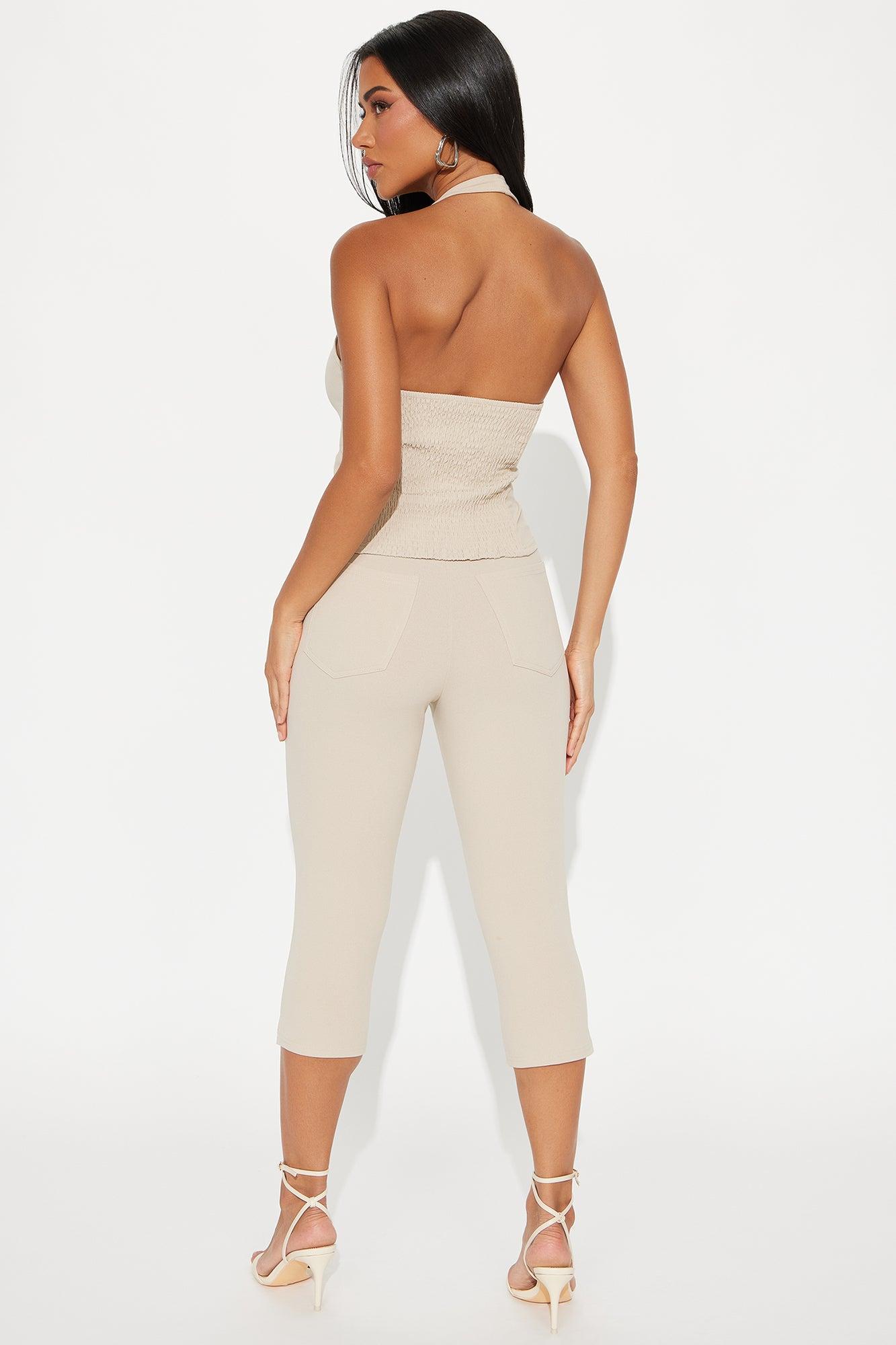 Lovely Day Capri Set - Taupe Product Image