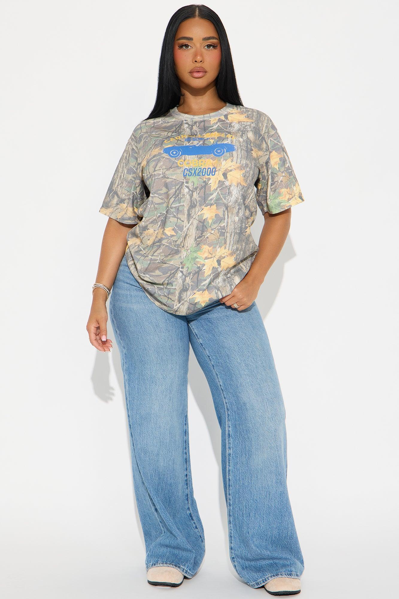 Shelby Cobra Camo Oversized Tee - Camouflage Product Image