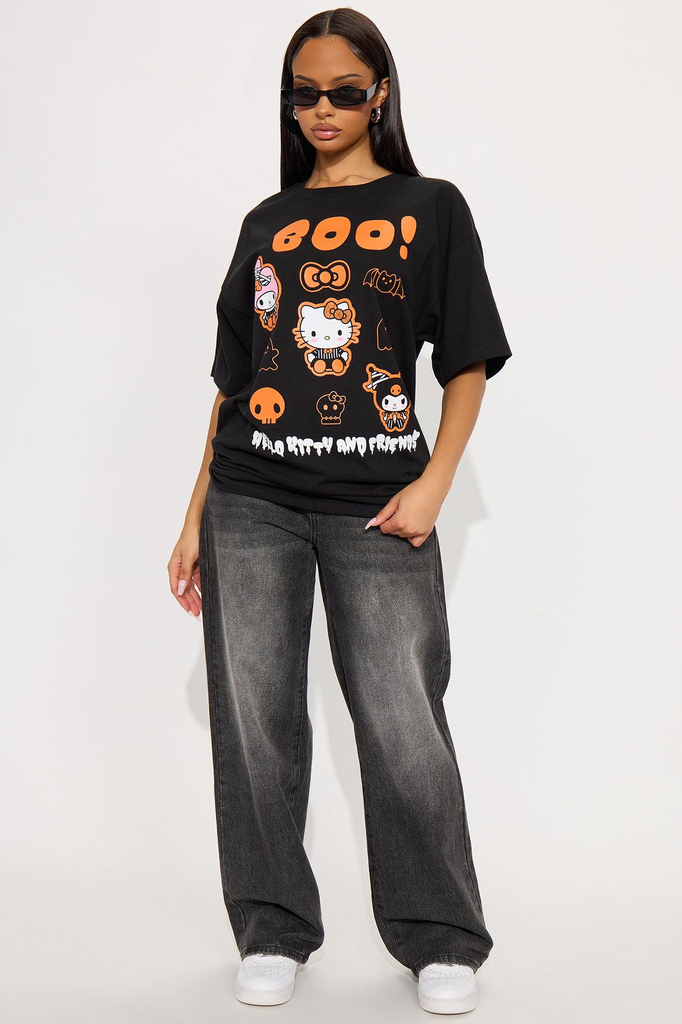 Hello Kitty Boo Tee - Black Female Product Image