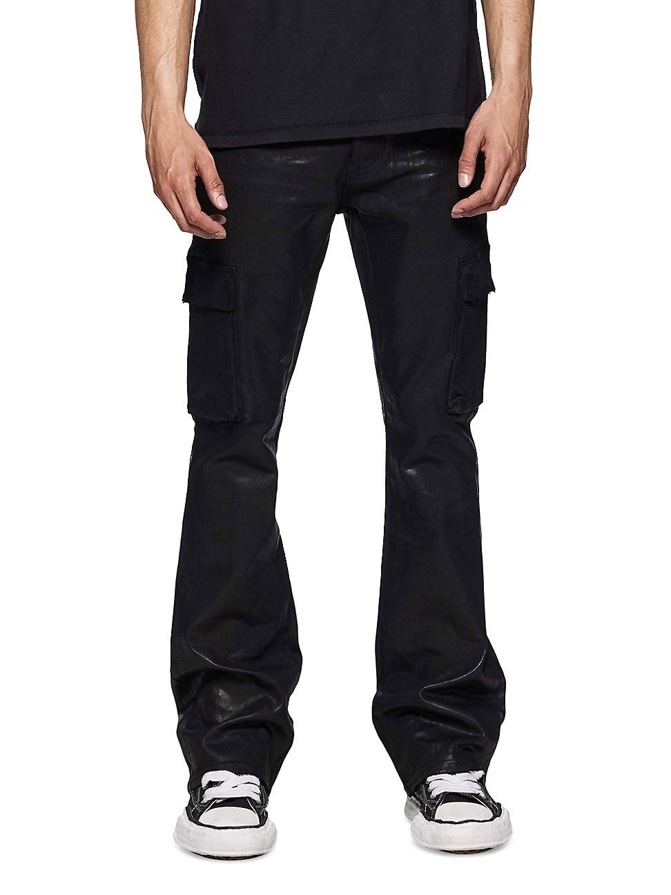 Mens Coated Cargo Pants Product Image