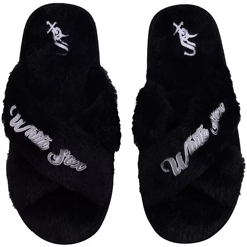 Women's FOCO Chicago White Sox Script Cross Slide Slippers,  Product Image