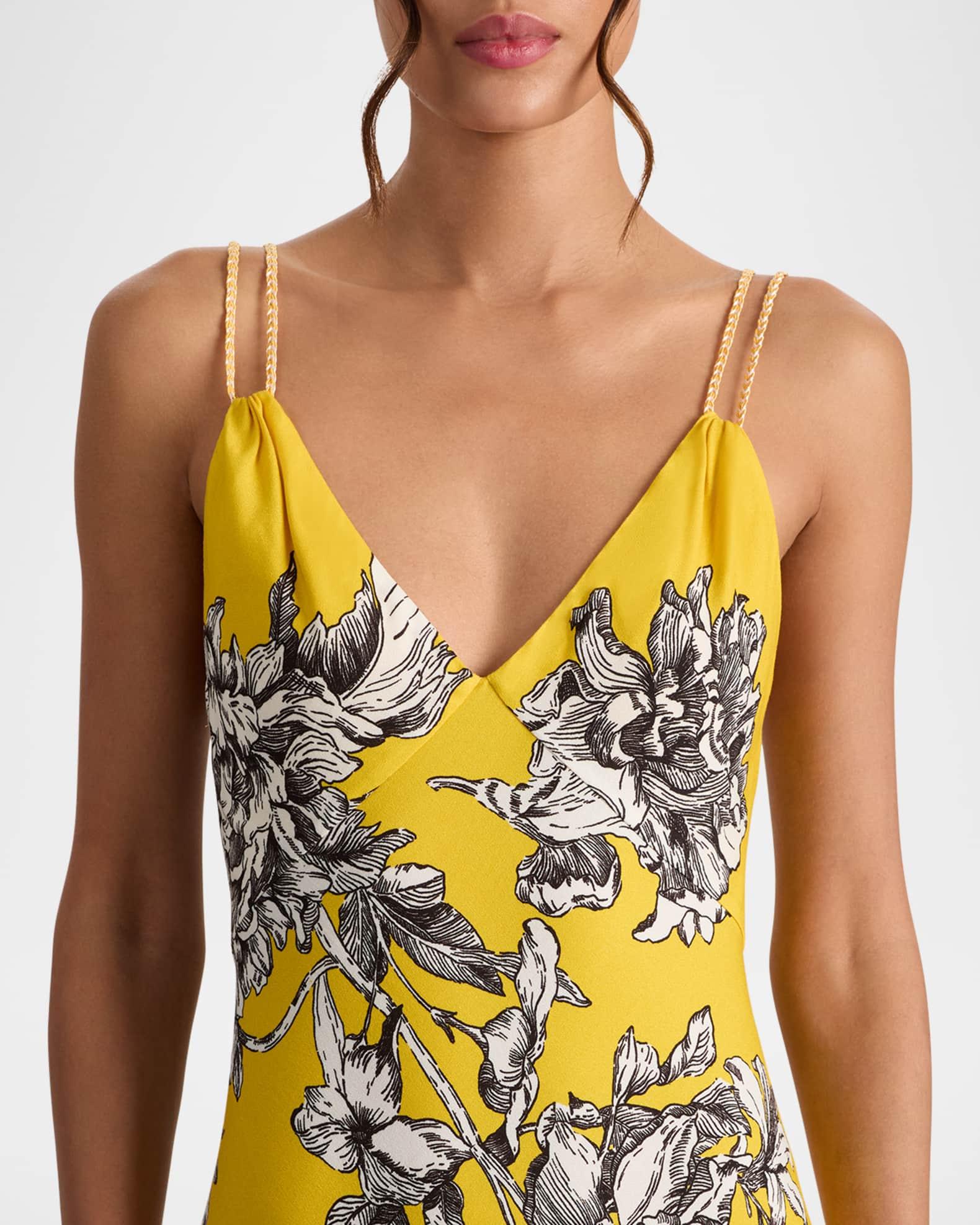 Kiro Blooming Wild Golden Hour Midi Slip Dress Product Image