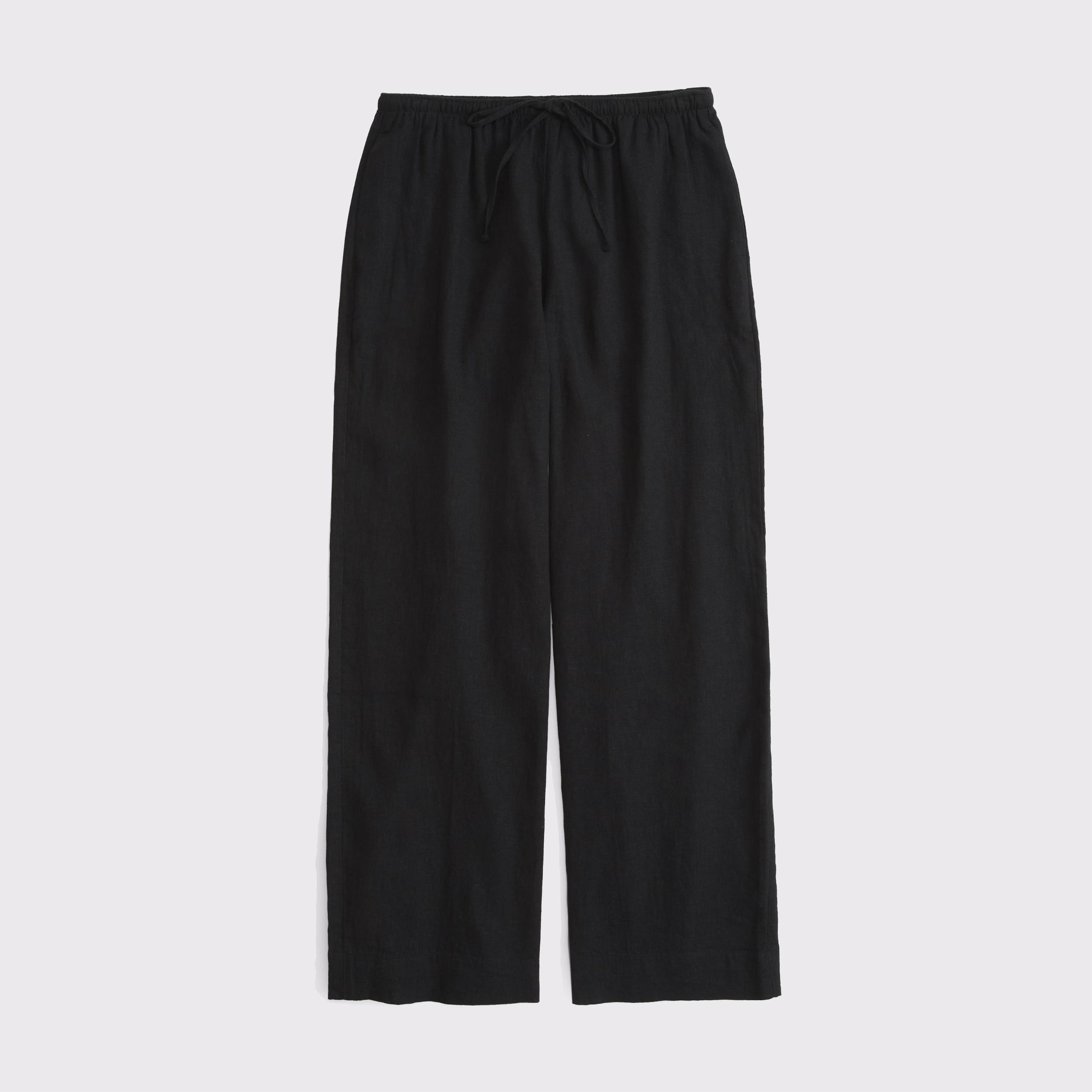 Linen-Blend Pull-On Pant Product Image