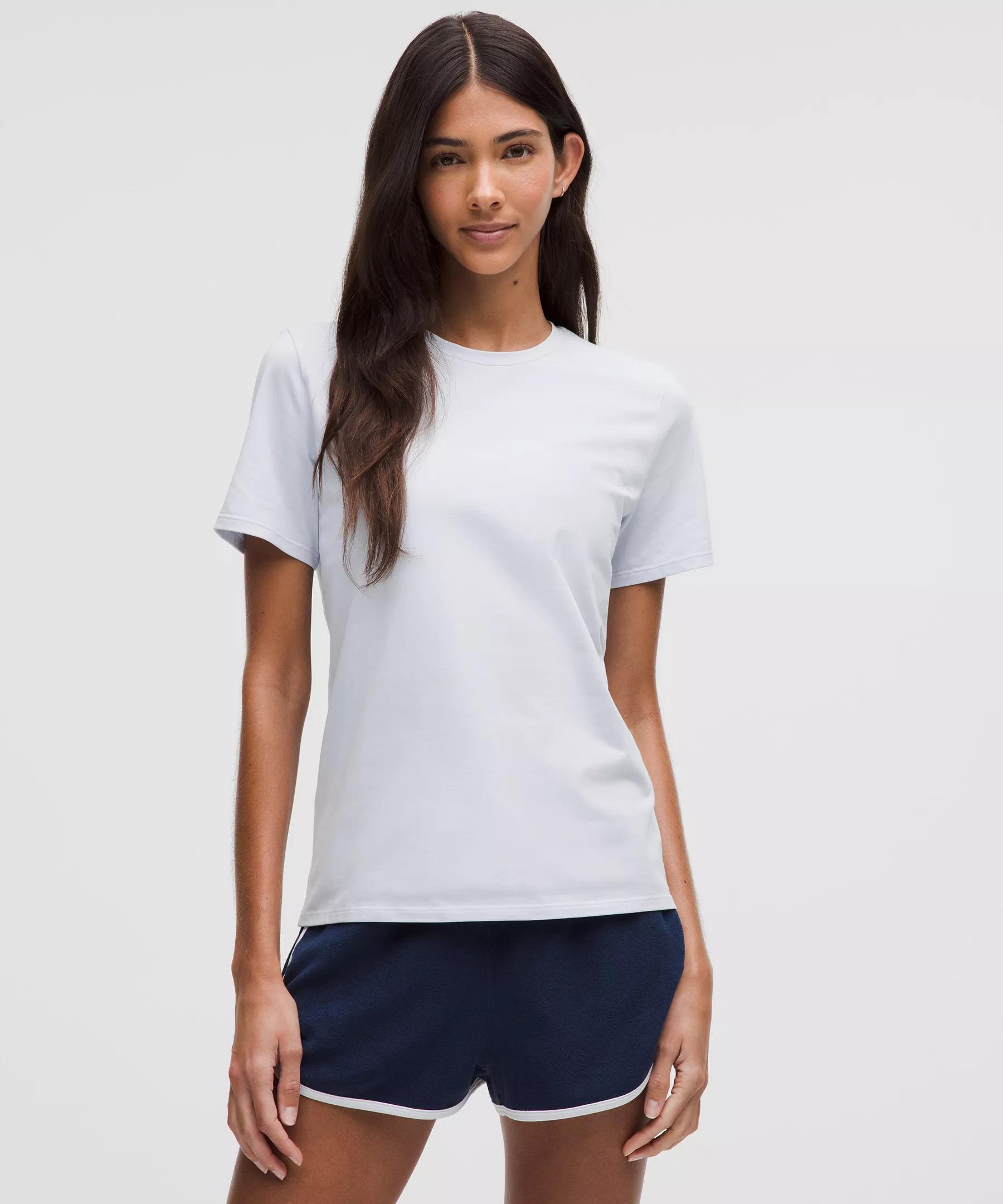 Organic Cotton Straight-Hem Crewneck T-Shirt Product Image
