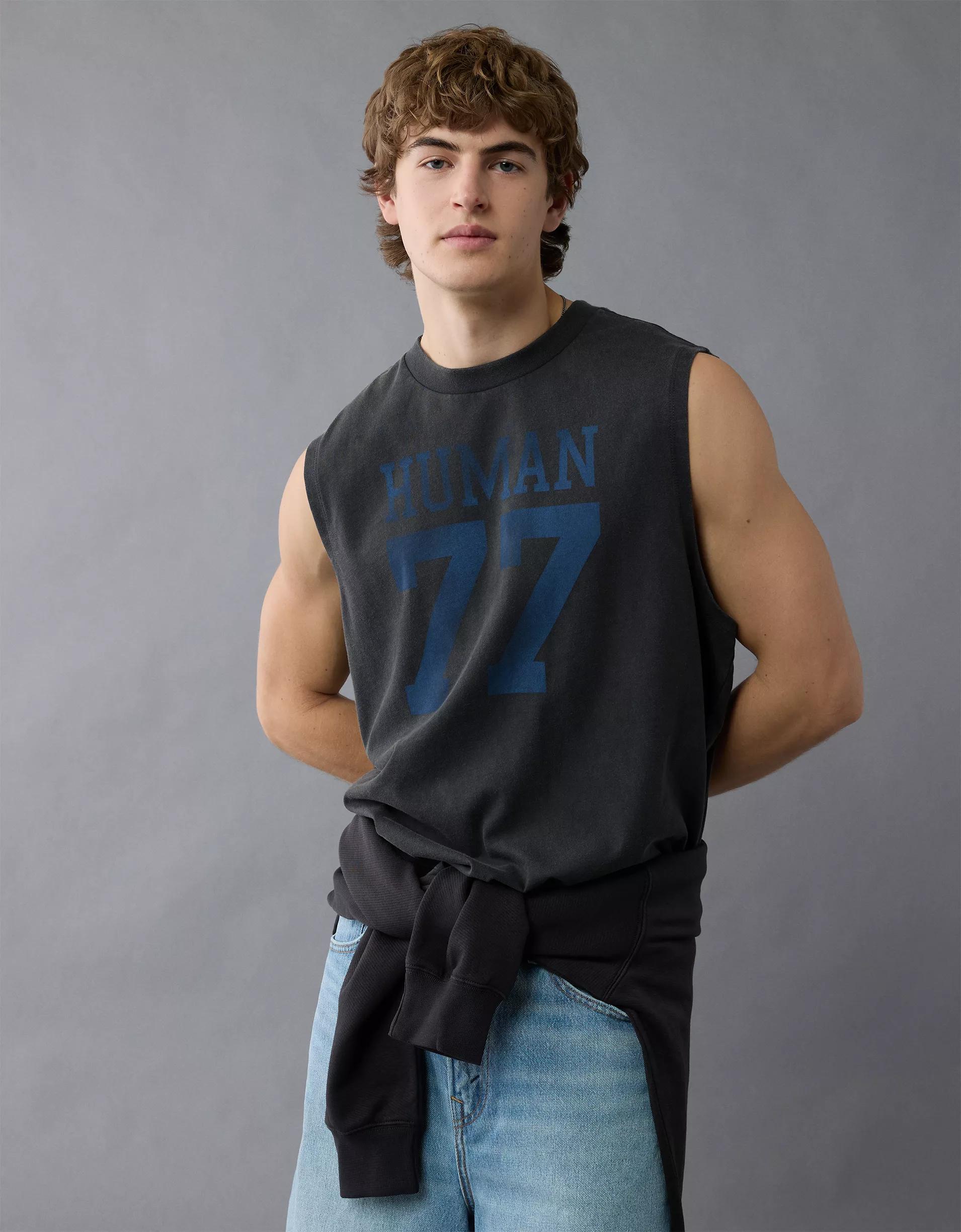 AE Pride Boxy Graphic Tank Top Product Image