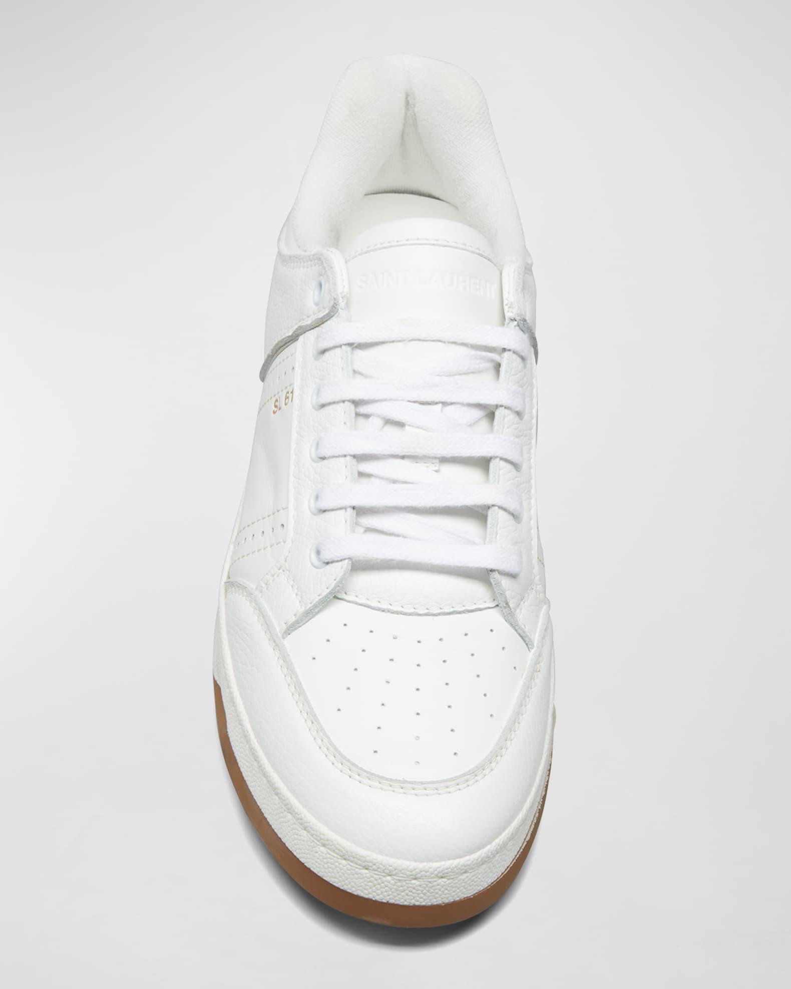 Men's SL61 Perforated Leather Low-Top Sneakers Product Image