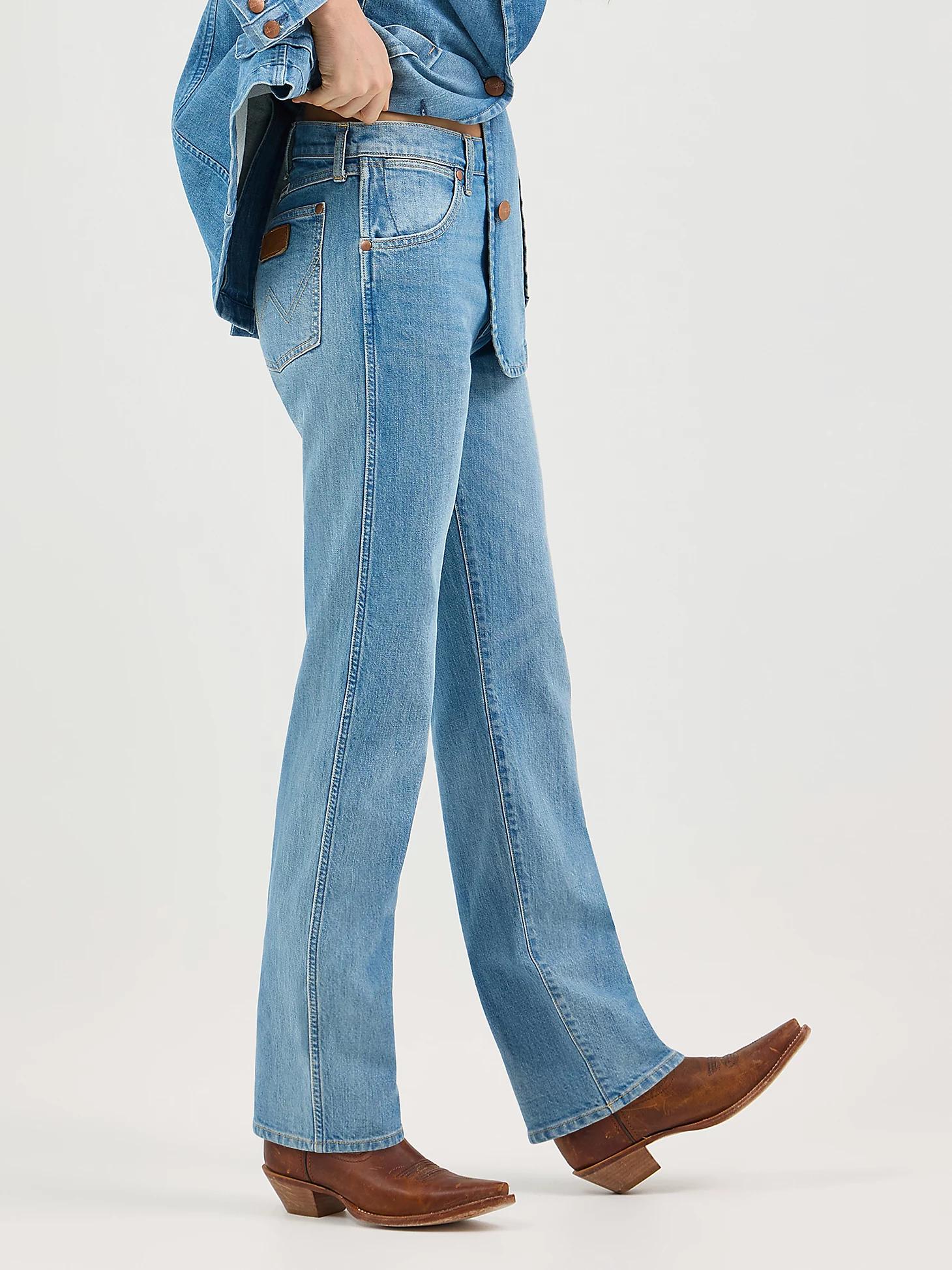 Women's Sunset Mid Rise Straight Jean | Women's JEANS | Wrangler® Product Image