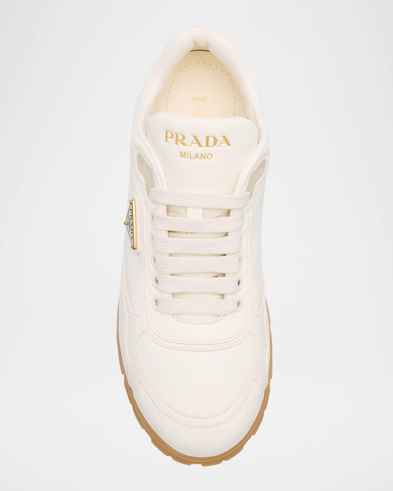 Trail Leather Low-Top Sneakers Product Image