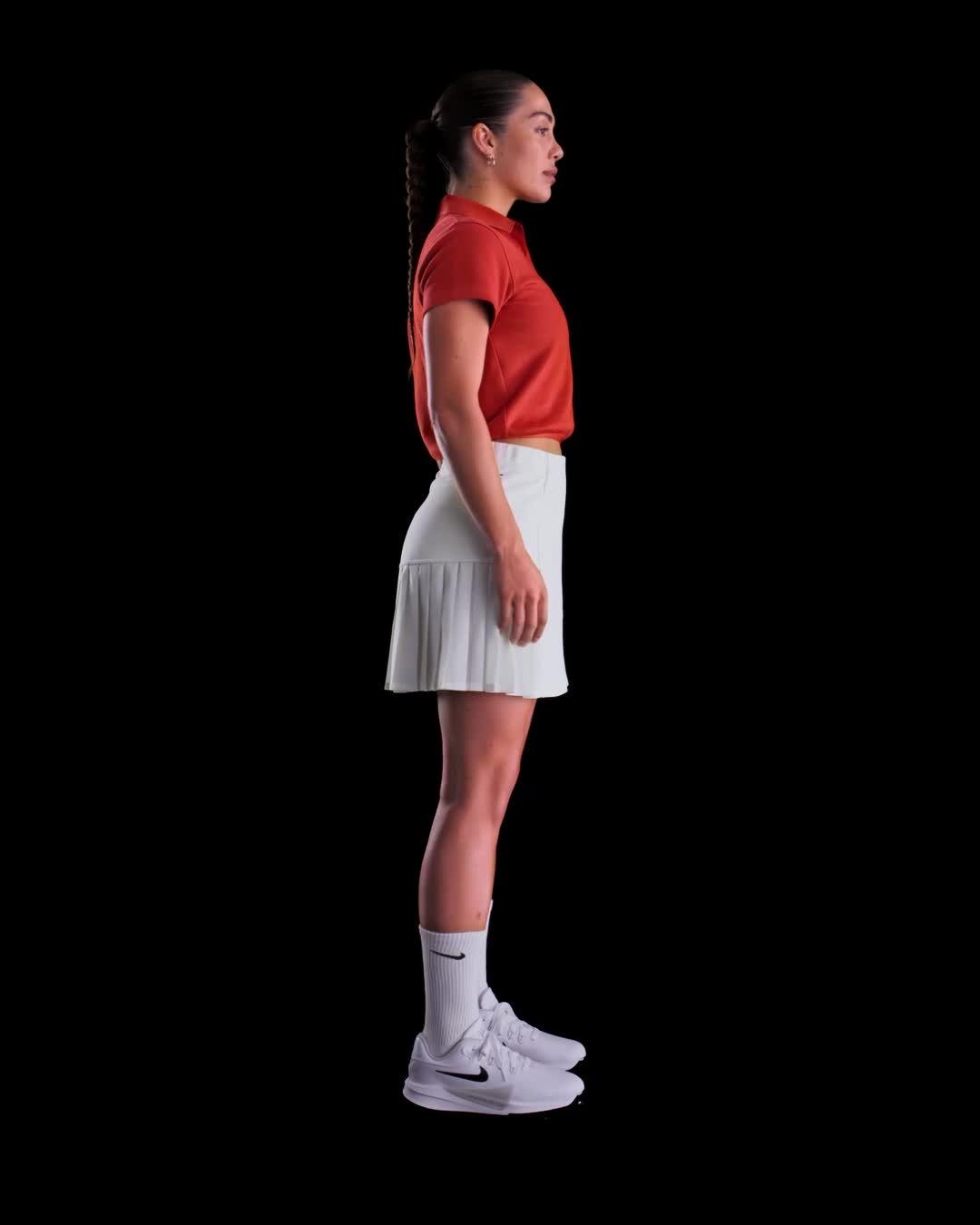 Nike Womens Short-Sleeve Golf Polo | IF8528-626 Product Image